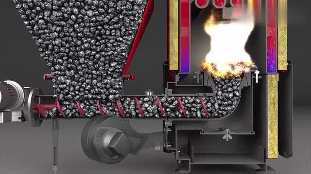 固体燃料锅炉是如何工作的,3D动画直观展示其原理,豁然开朗