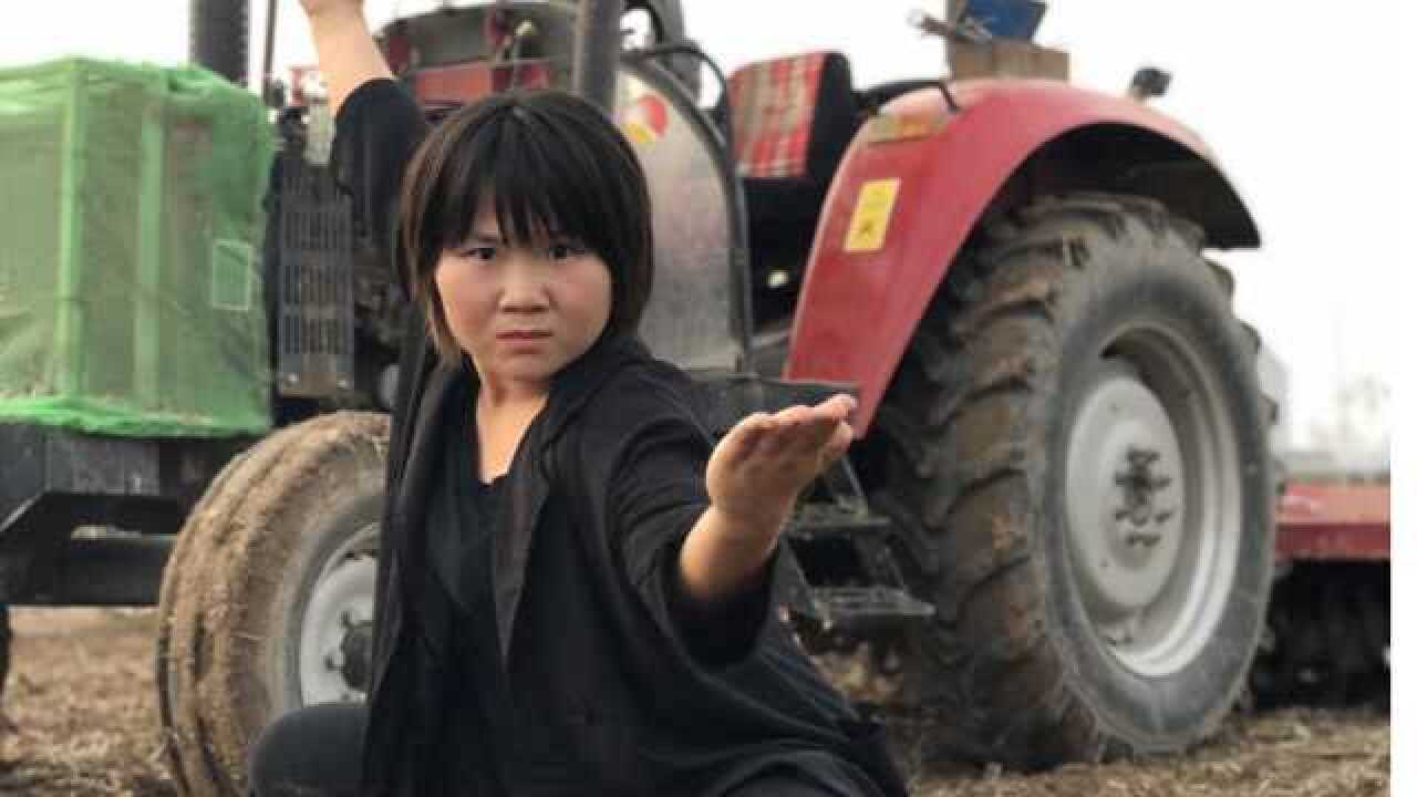 大脸妹河南农村女孩苦练武术20年被称为女版洪金宝