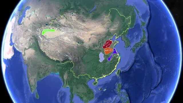 三维地图看中国五大棉花产区分布