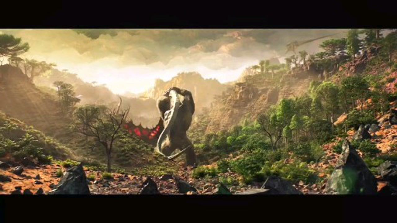 金刚大战哥斯拉金刚偶遇一盘丰盛的飞蛇宴