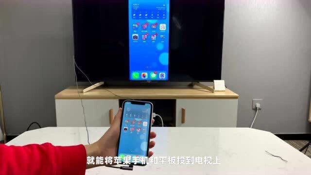 苹果iPhone投屏线,连接电视同屏,大屏上网课、看电视、玩游戏