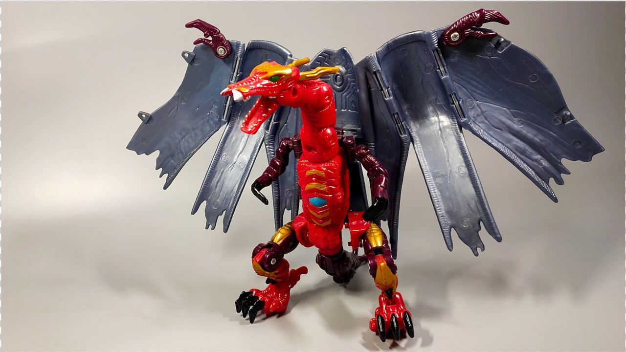 童年回忆!《变形金刚猛兽侠/兽械争霸》无敌龙斗篷龙