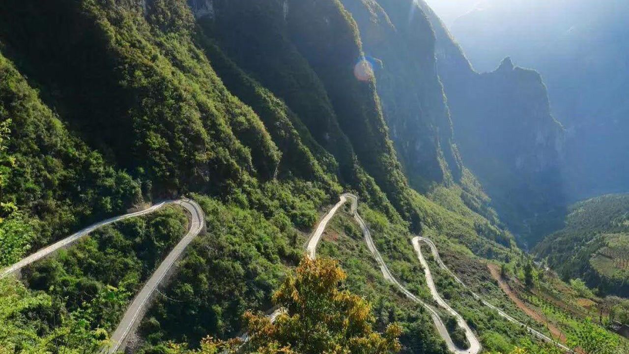 巫山县下庄村天路