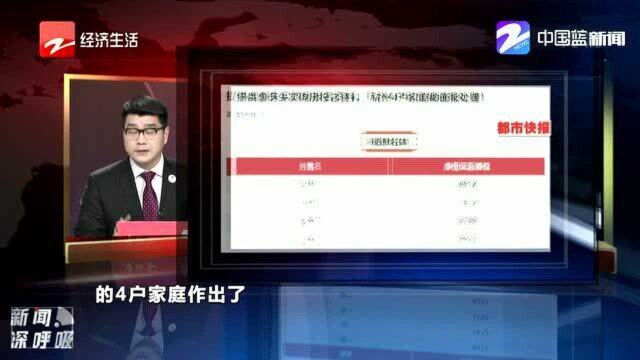 提供虚假失实购房报名资料,杭州4户家庭被通报处理!