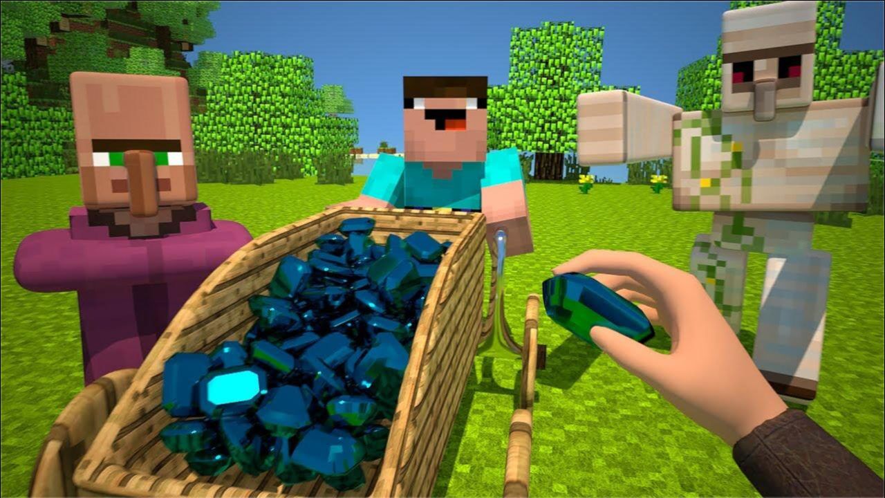 3d版我的世界在矿洞遇到了塌方挖到钻石又掉入了岩浆