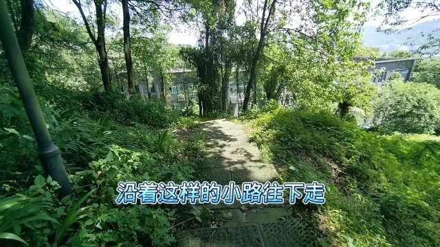 从文峰塔徒步到崇文路,幽静的山间步道,途经铁疗和广益中学