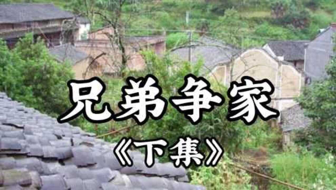 民间故事《兄弟分家》下集