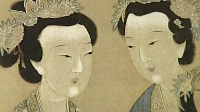 传世名画:看唐寅的仕女画,可以使我们得知当时的时尚