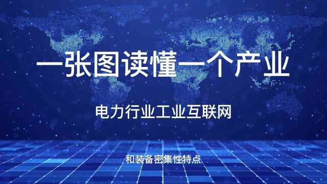 一张图读懂一个产业之电力行业工业互联网平台