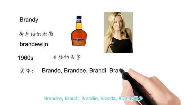 英语单词背后的文化,取个英文名之Brandy,轻松学英语