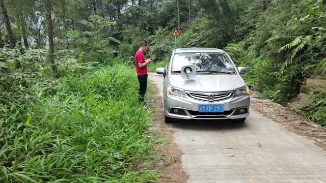 涪陵区江东街道朝阳村森林防火宣传