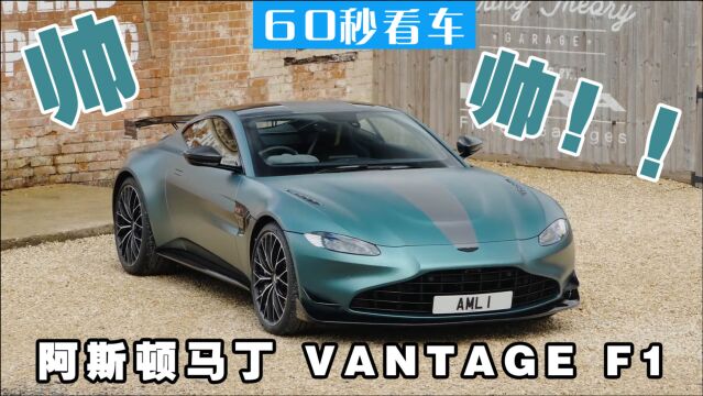 阿斯顿马丁 Vantage F1 车不限量 颜色限