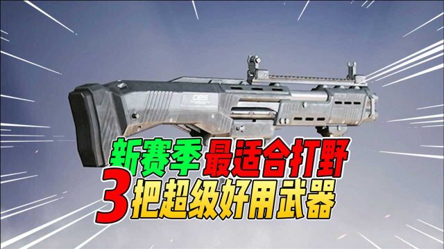 战场一梦:新赛季最适合打野的3把武器!0配件也非常好用