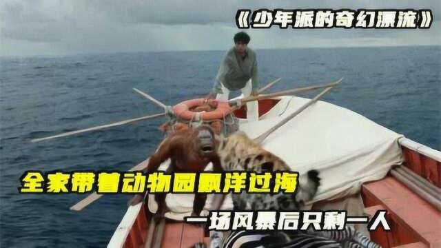 全家带着动物园飘洋过海,一场巨大风暴后只剩男孩一人《少年派的奇幻漂流》