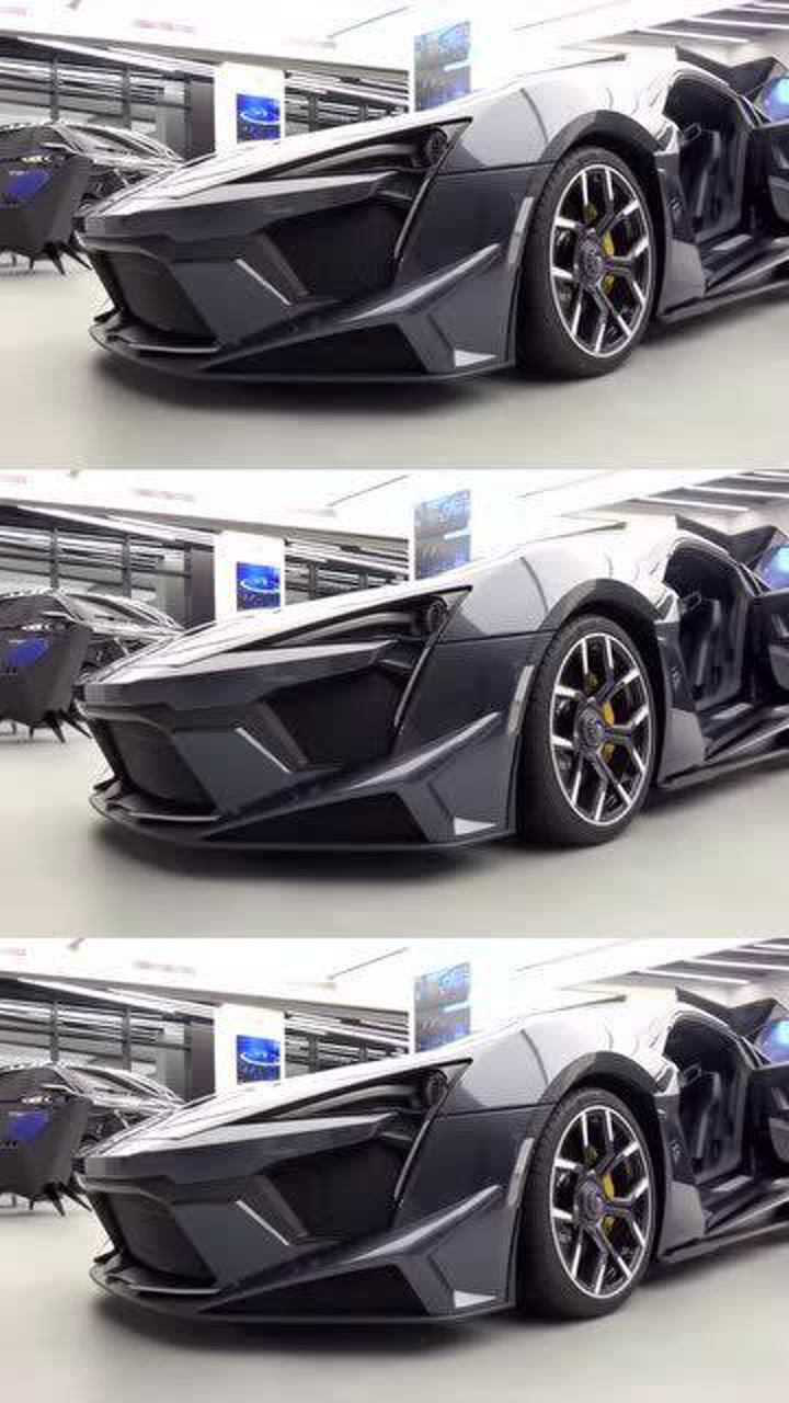 中东狼王据说一个大灯比劳斯莱斯还要贵的莱肯车门装反的超级跑车