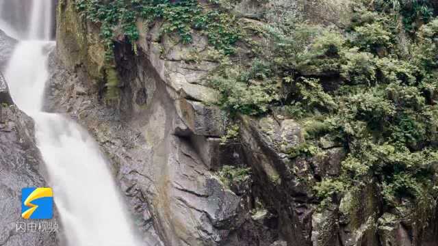 诗画山东丨雨后崂山九水游览区:山色如墨 飞瀑如雪