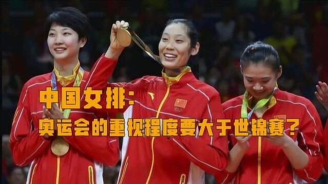 中国女排 :奥运会的重视程度要大于世锦赛?#知识ˆ’奥运全知道征稿大赛#