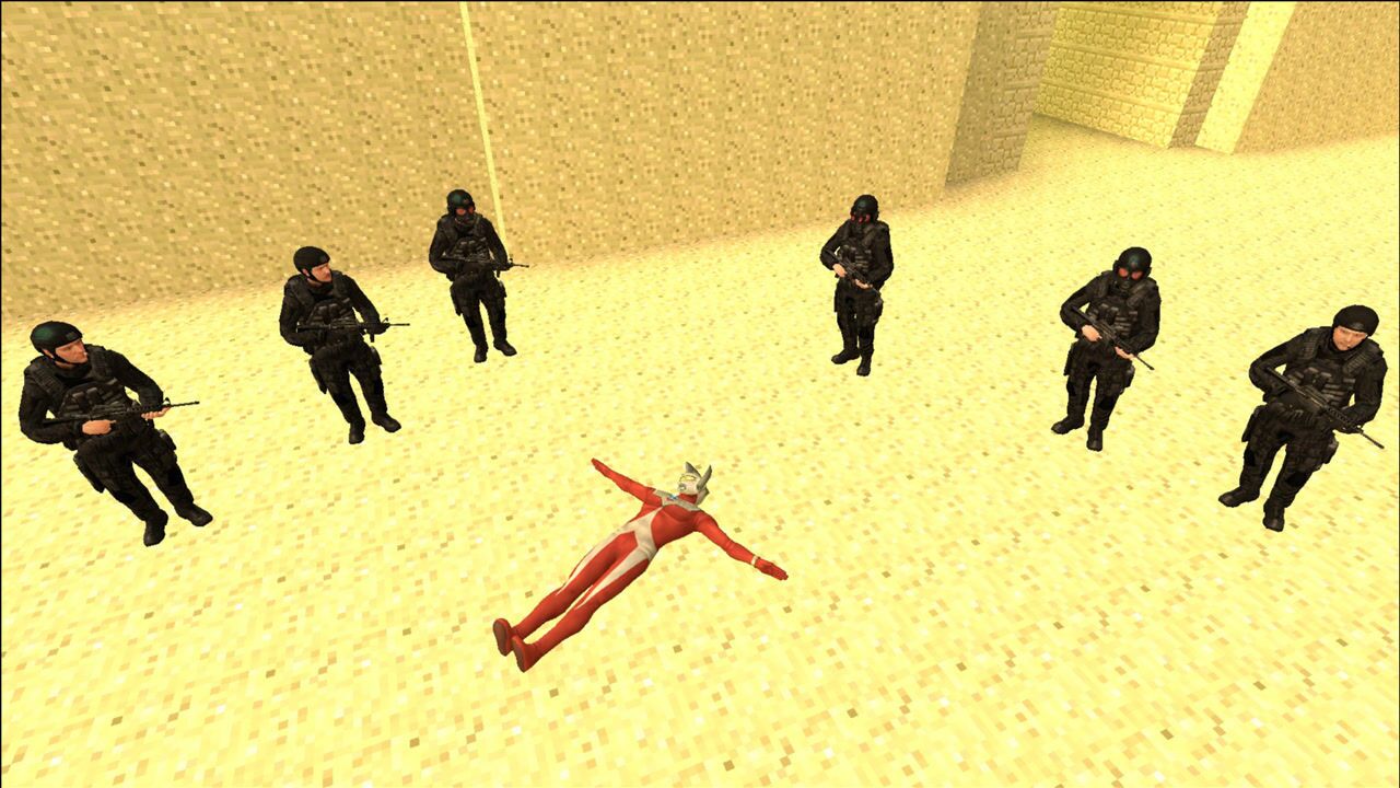 泰罗奥特曼被黑衣人抓起来了,要怎么救出来呢?