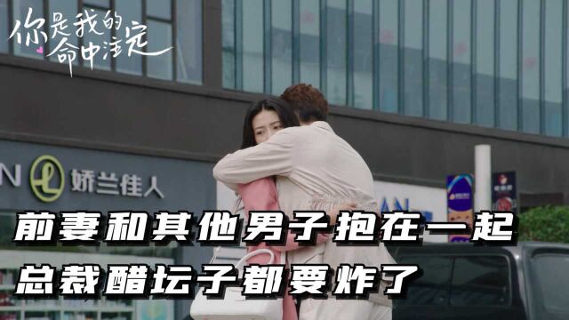 《你是我的命中注定》第34集:看见前妻和其他男子抱在一起,总裁醋坛子都要炸了,怒火冲天!