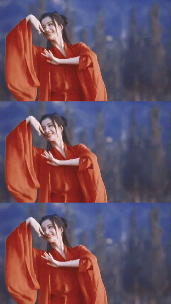 你可以永远相信王楚然的古装!红衣跳舞梦回将军在上,想念惜音表妹了