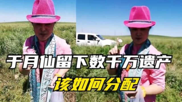 著名演员于月仙不幸离世!留下了数千万的遗产该如何分配