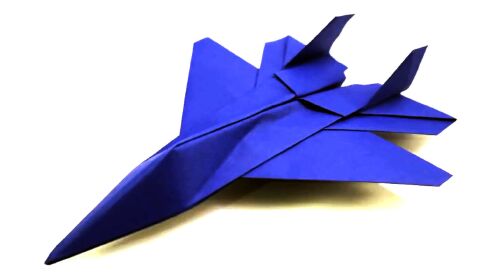 一张纸折苏27战斗机,详细教程都在这,赶紧收藏吧