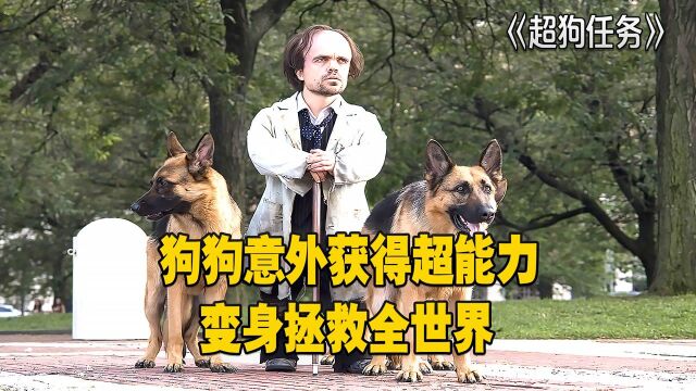 超狗任务:警犬狗狗被解雇,却意外获得超能力,变身超级狗狗 #电影种草指南大赛#