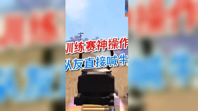 训练赛神操作,队友直接喊牛