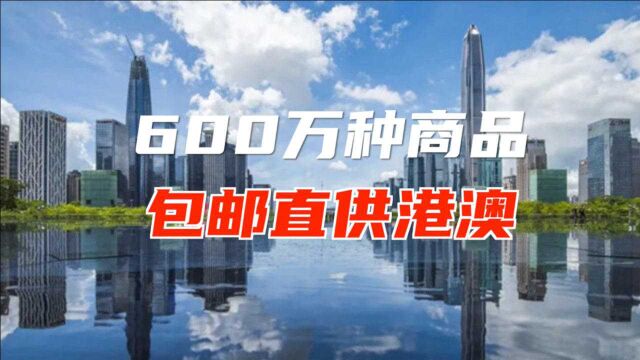 首届粤港澳大湾区购物节正式启动 600万种商品直供港澳还包邮