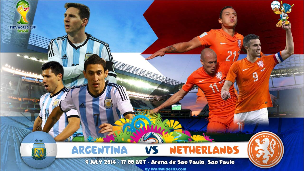 2014年巴西世界杯半决赛:阿根廷vs荷兰 点球大战