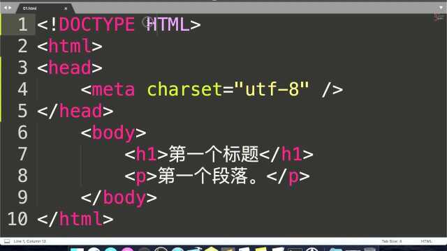 《HTML网页设计基础教程》第1课:HTML简介