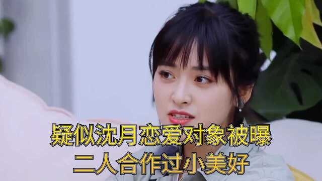 疑似沈月恋爱对象被曝,二人合作过小美好 #娱你一起过秋天#