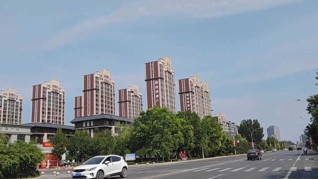 河南长垣市310国道,山海大道实拍,看看路上风景有何不同