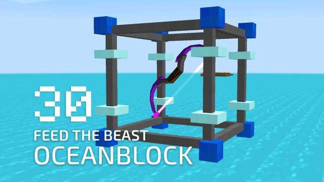 安逸菌我的世界《OceanBlock》多模组海岛生存Ep30 新版龙之研究