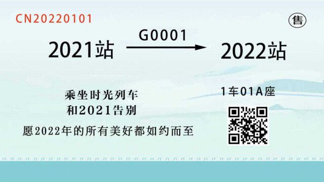 滴!你的2022时光列车即将出发