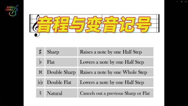 【中字】音程与变音记号