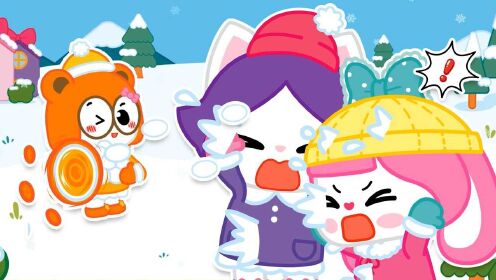 伶可守护精灵  下大雪的快乐!守护精灵战胜恐惧雪地打雪仗
