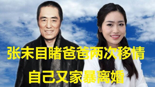 张末目睹爸爸两次移情,自己又家暴离婚,如今带着外国老公回国发展