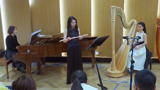 Mozart Concerto for Flute & Harp 第三乐章 Flute:毕雪 《C大调长笛和竖琴协奏曲》K299297c