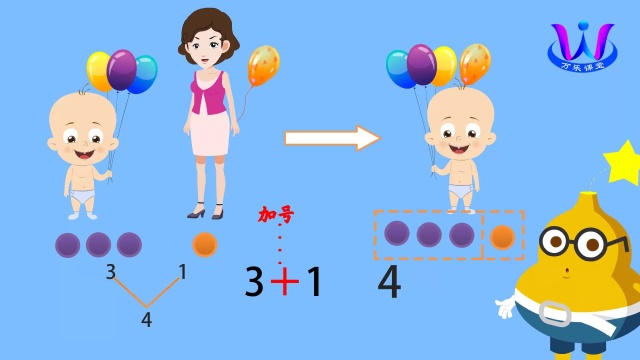 数学计算启蒙:15的加法