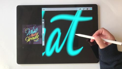 PROCREATE如何进行手写字体设计 笔刷运用 字体效果