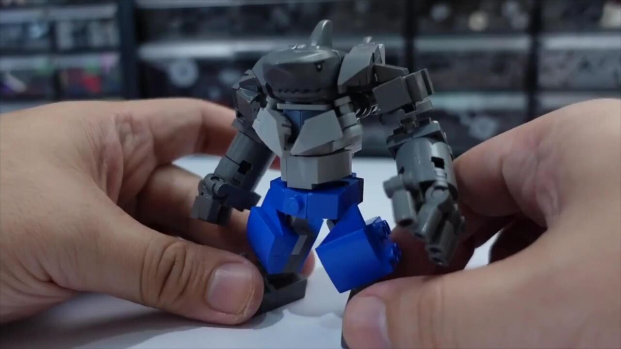 乐高铁甲小宝鲨鱼辣椒机甲moc拼搭_高清1080p在线观看平台_腾讯视频