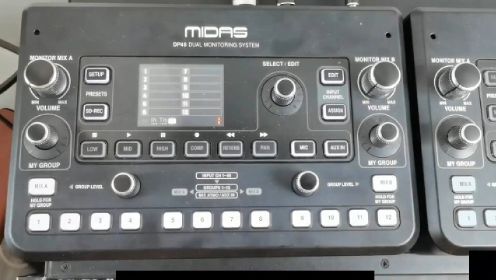 MIDAS 迈达斯DP48 数字调音台中文视频教程——编组命名、效果器与发送母线 