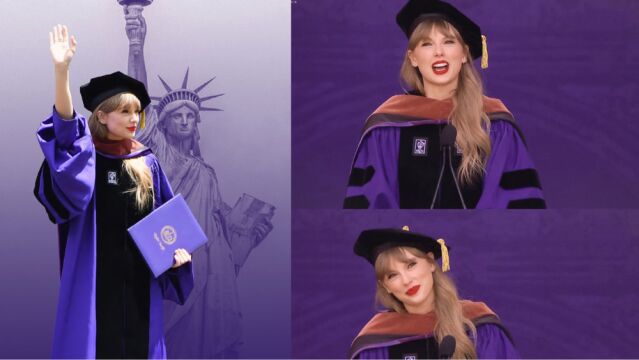 Taylor Swift被纽约大学授予荣誉博士学位!霉霉好棒