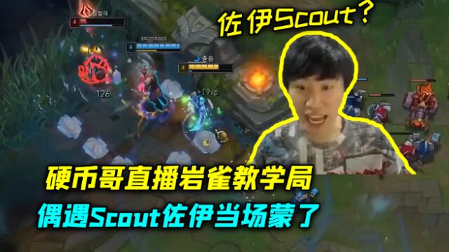 硬币哥直播岩雀教学局,发现是Scout当场惊了:他的冠军皮肤