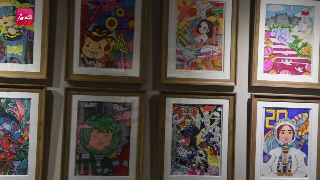 “永远跟党走 共筑中国梦”儿童画展开展