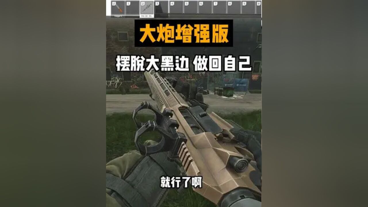 真· 大炮 無視黑邊做回自己#逃離塔科夫 #射擊遊戲 #軍迷發燒友