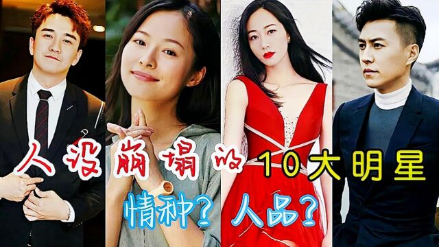 娱乐圈人设崩塌的10大明星,翟天临学术造假,于晓光陈赫出轨