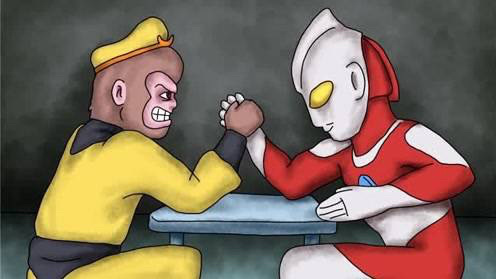 奥特曼和猴哥,孰强孰弱?