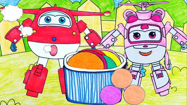 手绘定格动画:超级飞侠!乐迪给小爱分享了一种奇特的冰激凌